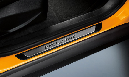 S-Dizayn Opel Crossland X Krom Kapı Eşik Koruması Exclusive Line 2017 Üzeri 4 Parça